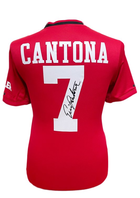 Eric Cantona Signed Number 7 Manchester United Shirt