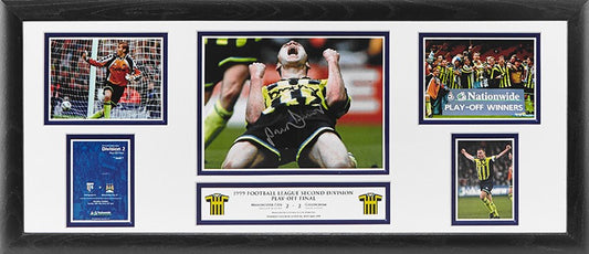 Paul Dickov Signed Manchester City 1999 Storyboard
