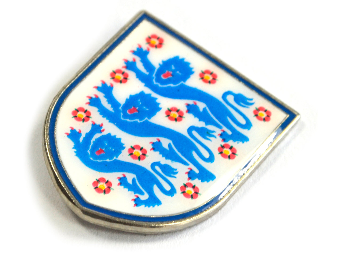 England Three Lions Crest Pin Badge
