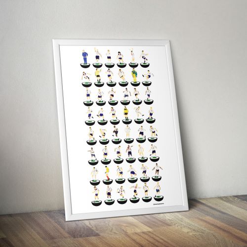 England Subbuteo Print