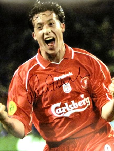 Robbie Fowler Signed Liverpool Photo