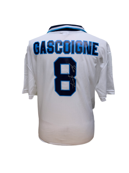 Paul “Gazza” Gascoigne Signed Euro 96 England Shirt