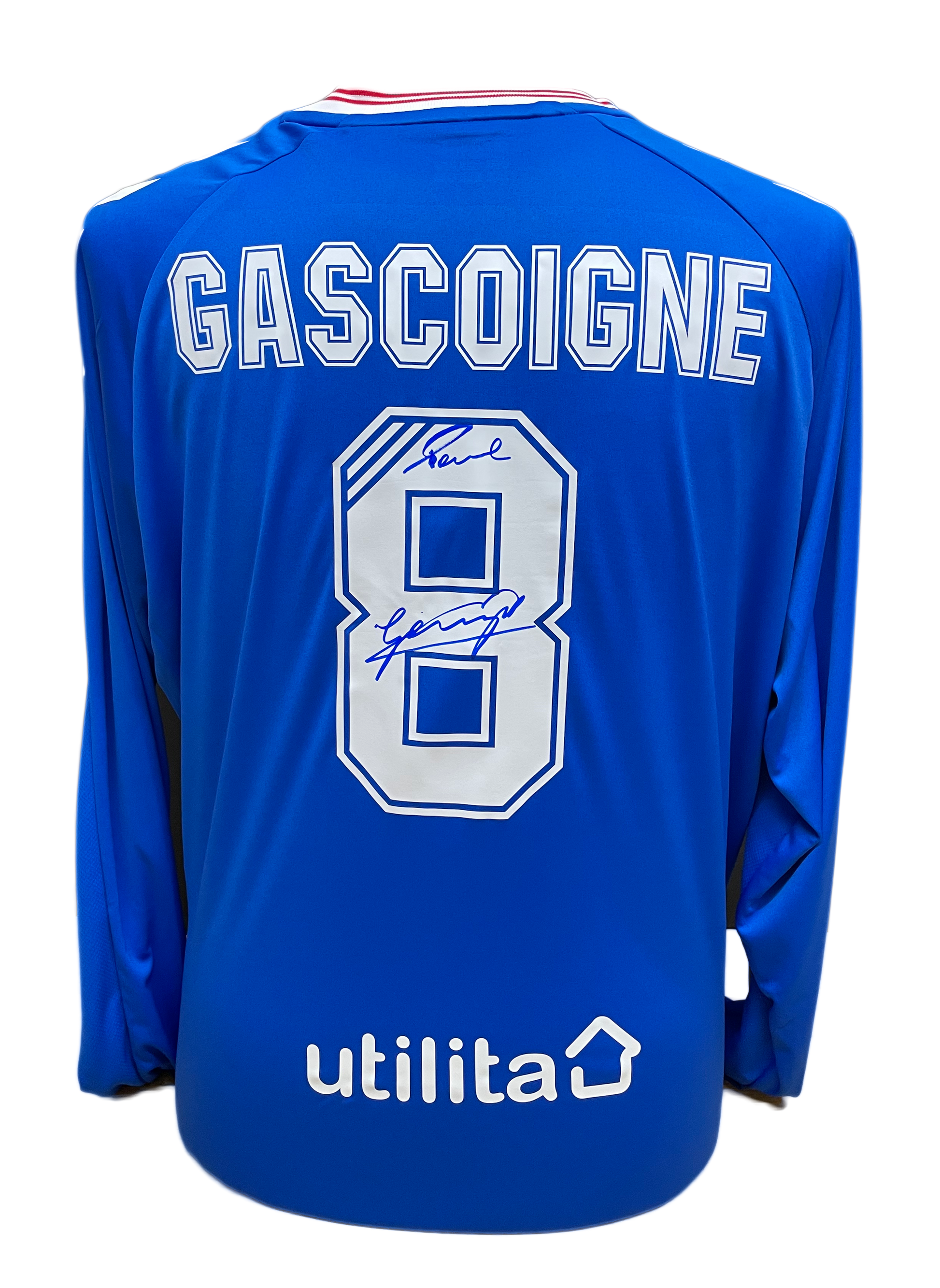 Paul “Gazza” Gascoigne Rangers Signed Shirt – National Football