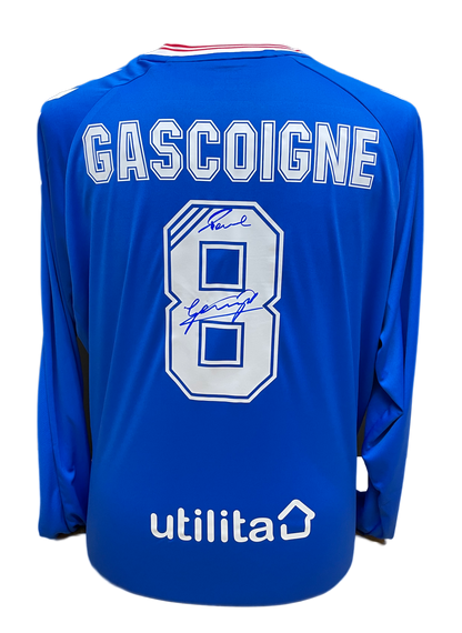 Paul “Gazza” Gascoigne Rangers Signed Shirt