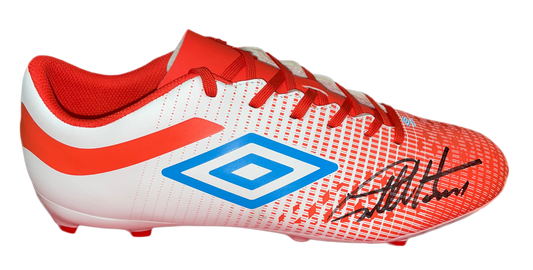 Sir Geoff Hurst Signed Adidas Boot - Framed