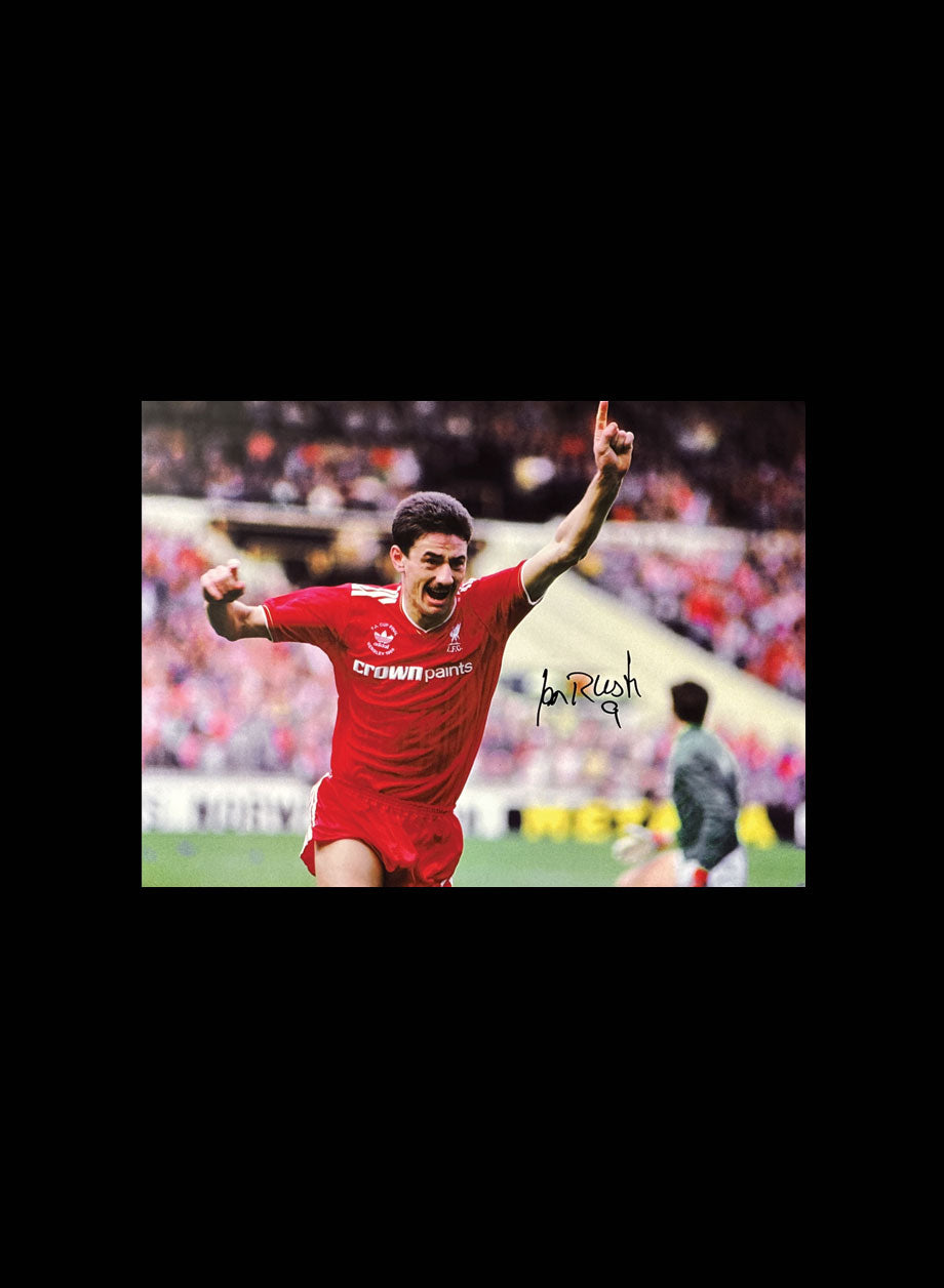 Ian Rush Signed Liverpool Photo