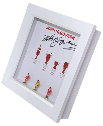 John McGovern Signed Hand Painted Nottingham Forest Subbuteo Display