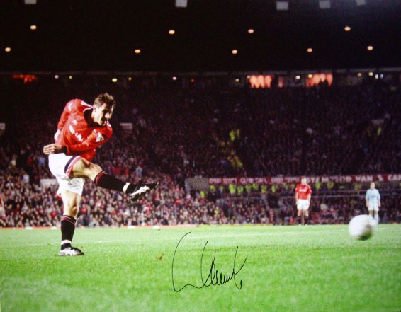 Andrei Kanchelskis Signed Manchester United Photo