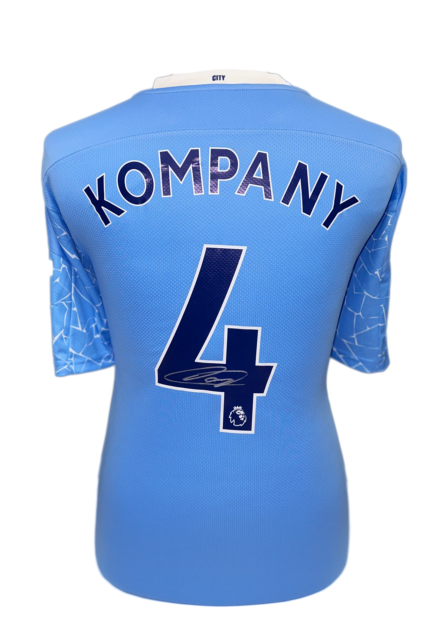 Vincent Kompany signed 20/21 Manchester City shirt