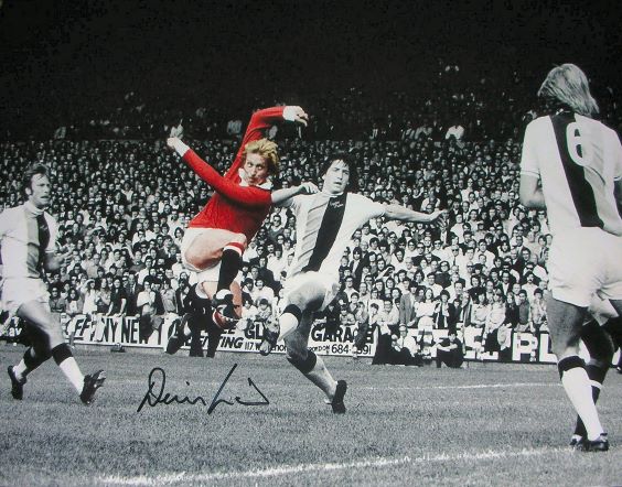 Denis Law Signed Photo