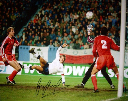 Gary Lineker Signed England Photo