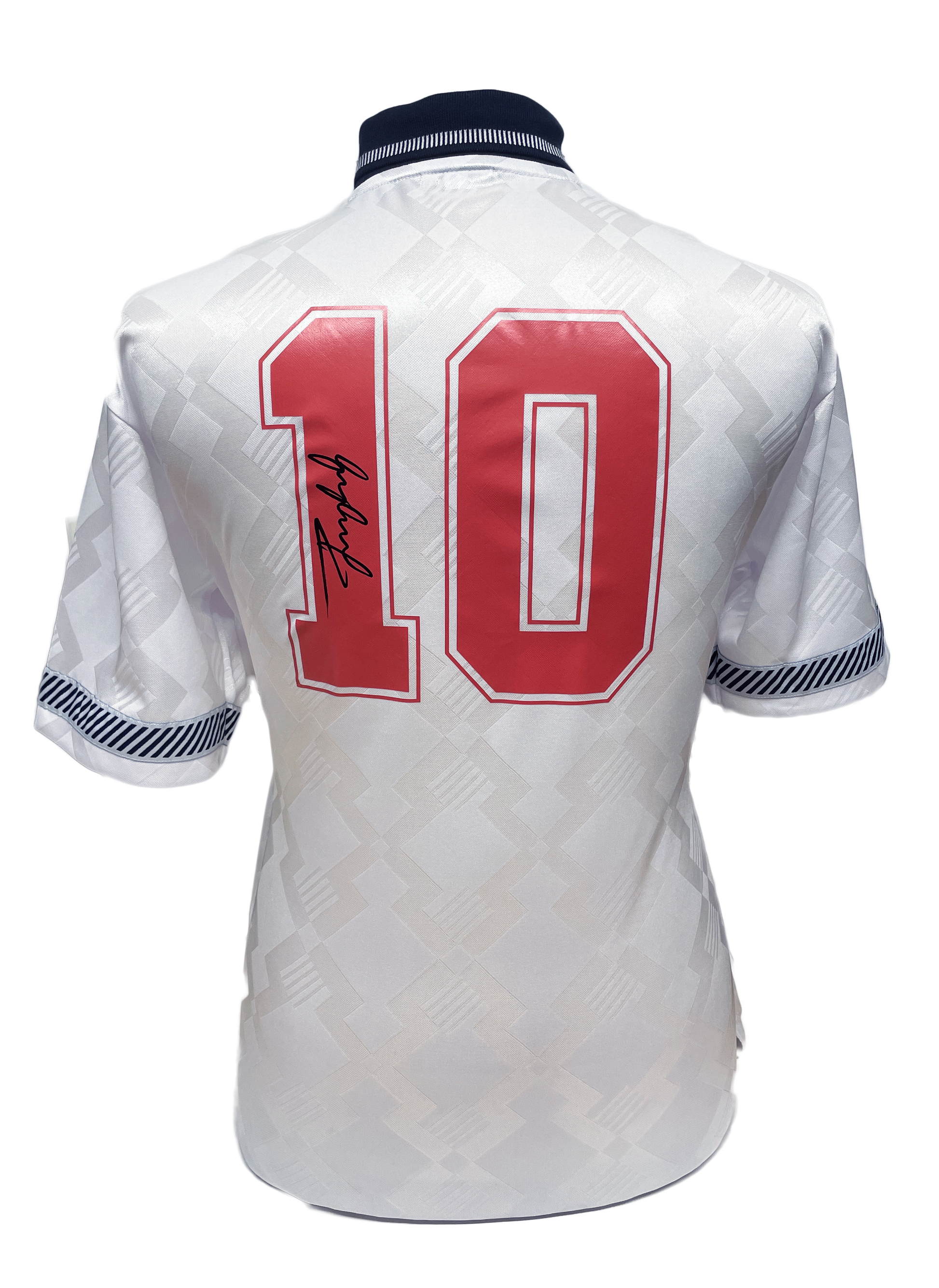 Gary Lineker Signed 1990 England Shirt