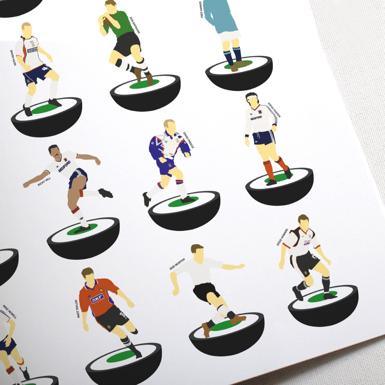 Luton Subbuteo Print