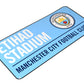 Etihad Stadium Manchester City Street Sign