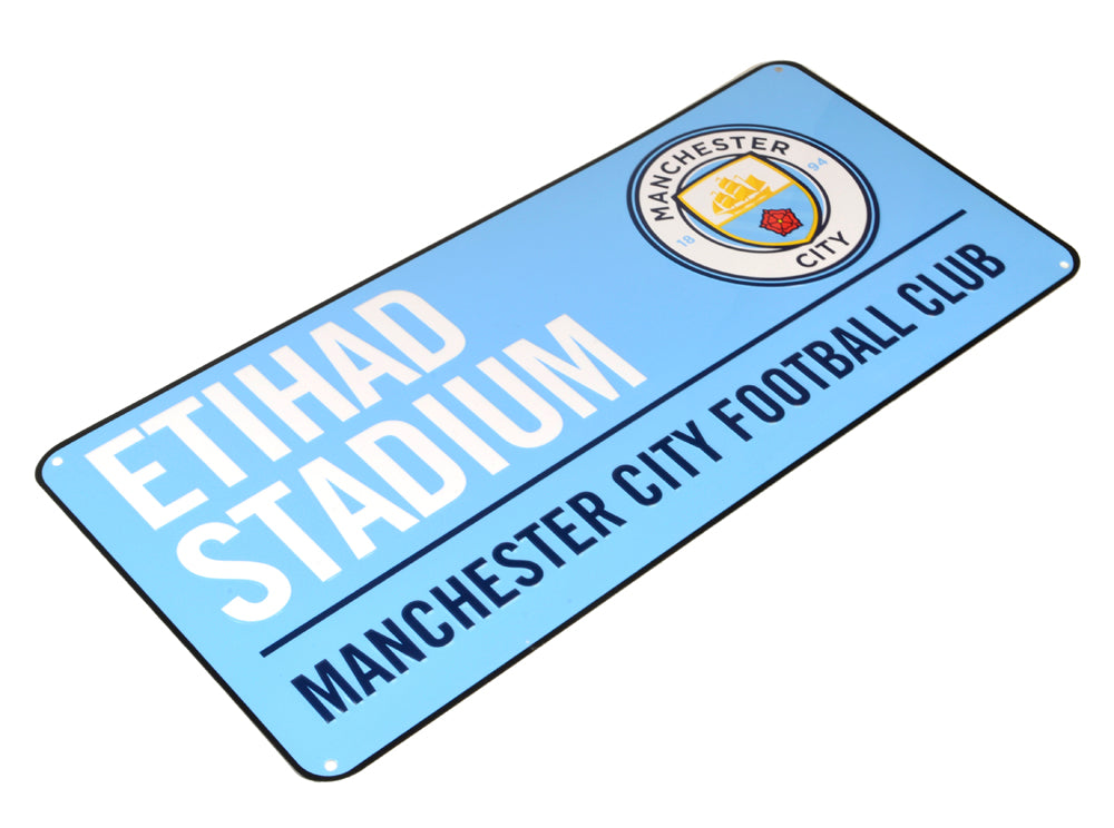 Etihad Stadium Manchester City Street Sign