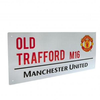 Old Trafford Manchester United Street Sign