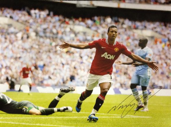 Nani Signed Manchester United Photo