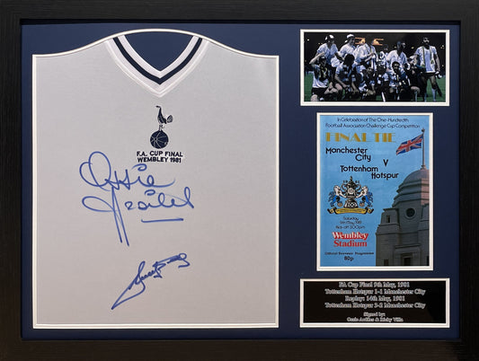 Ossie Ardiles & Ricky Villa dual signed 1981 FA Cup Final shirt.