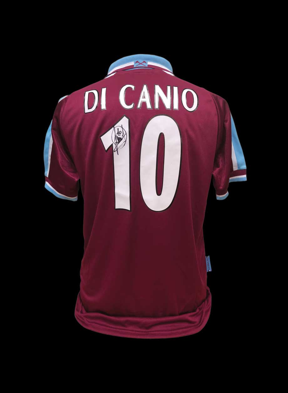 Paolo Di Canio 2000 Signed West Ham Shirt