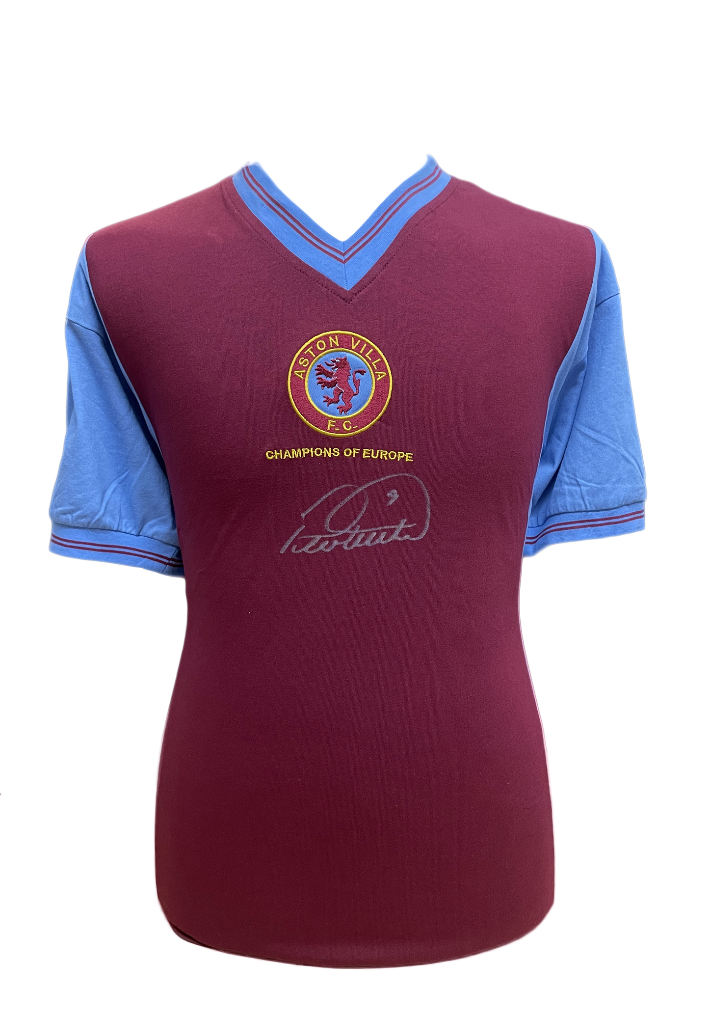 Peter Withe Signed Aston Villa shirt