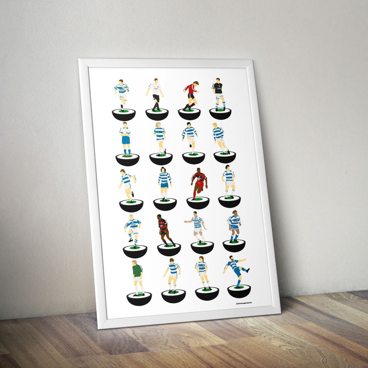 QPR Subbuteo Print