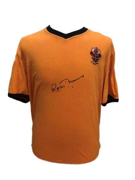 Ron Flowers Signed Wolves Shirt