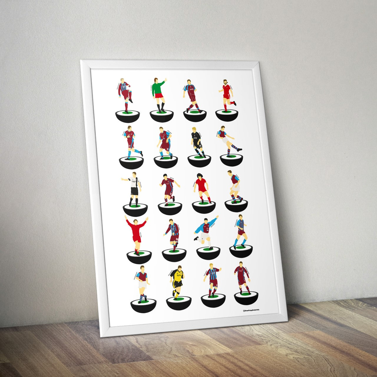 Scunthorpe United Subbuteo Print