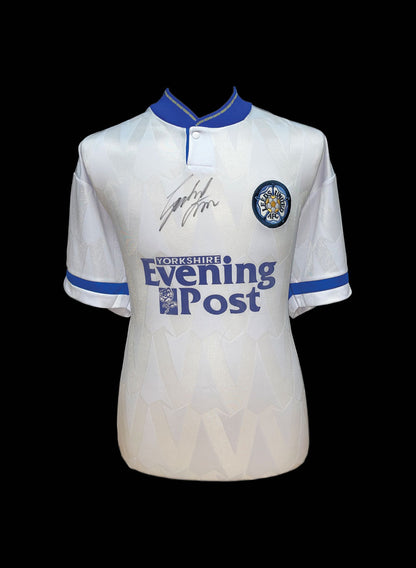 Gordan Strachan Signed Leeds Shirt