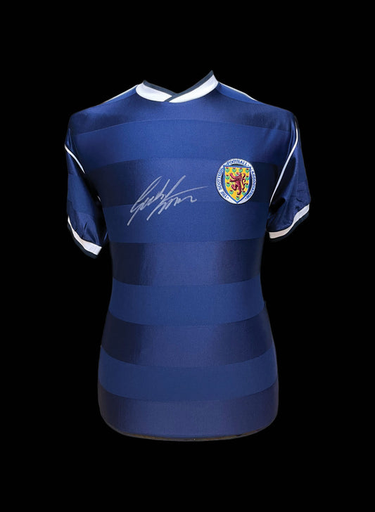 Gordon Strachan Signed Scotland Shirt