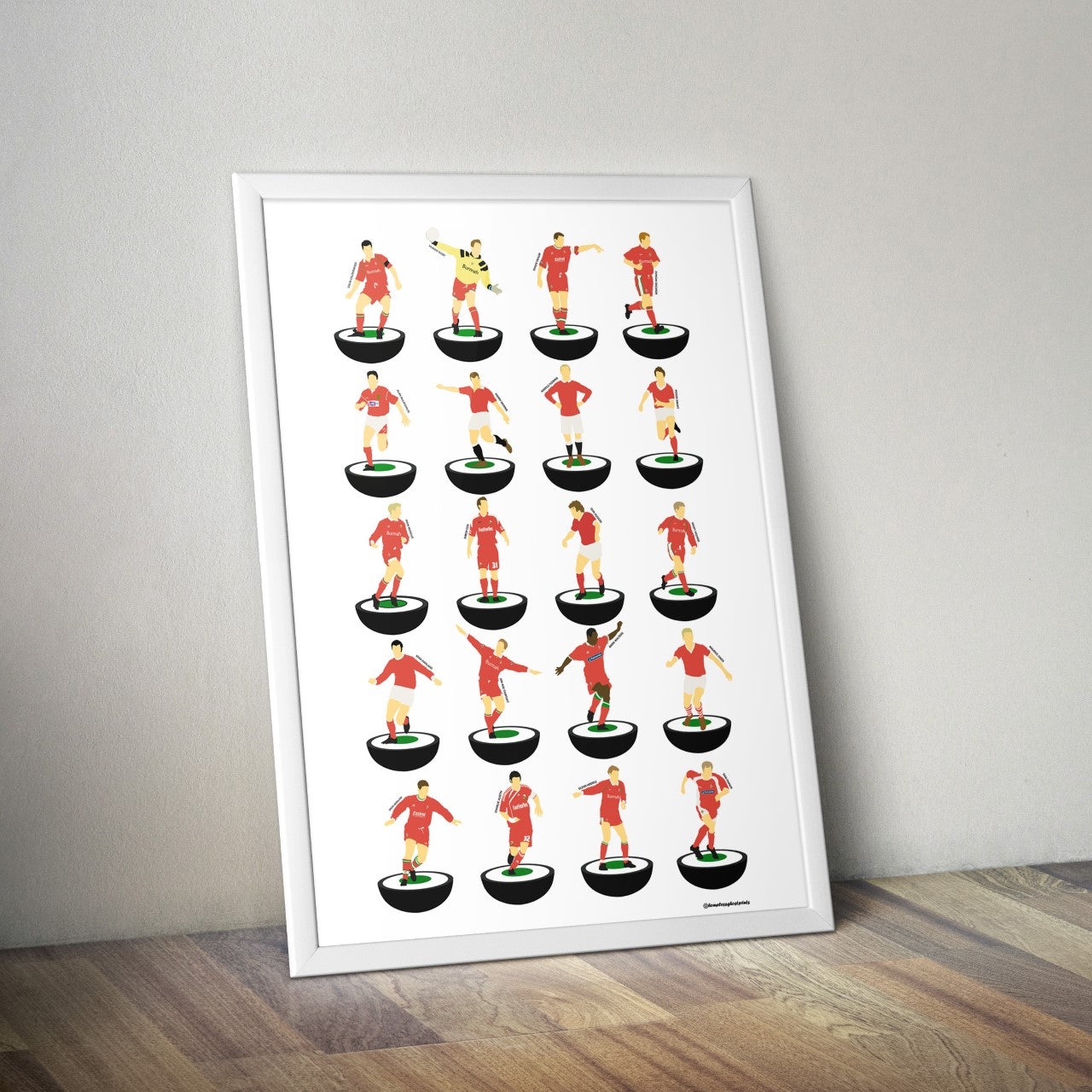 Swindon Town Subbuteo Print