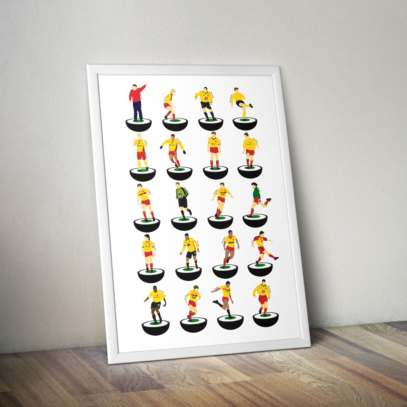 Watford Subbuteo Print