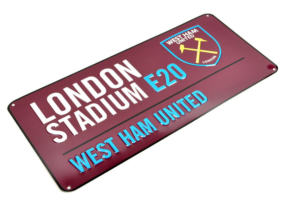 West Ham Metal Street Sign