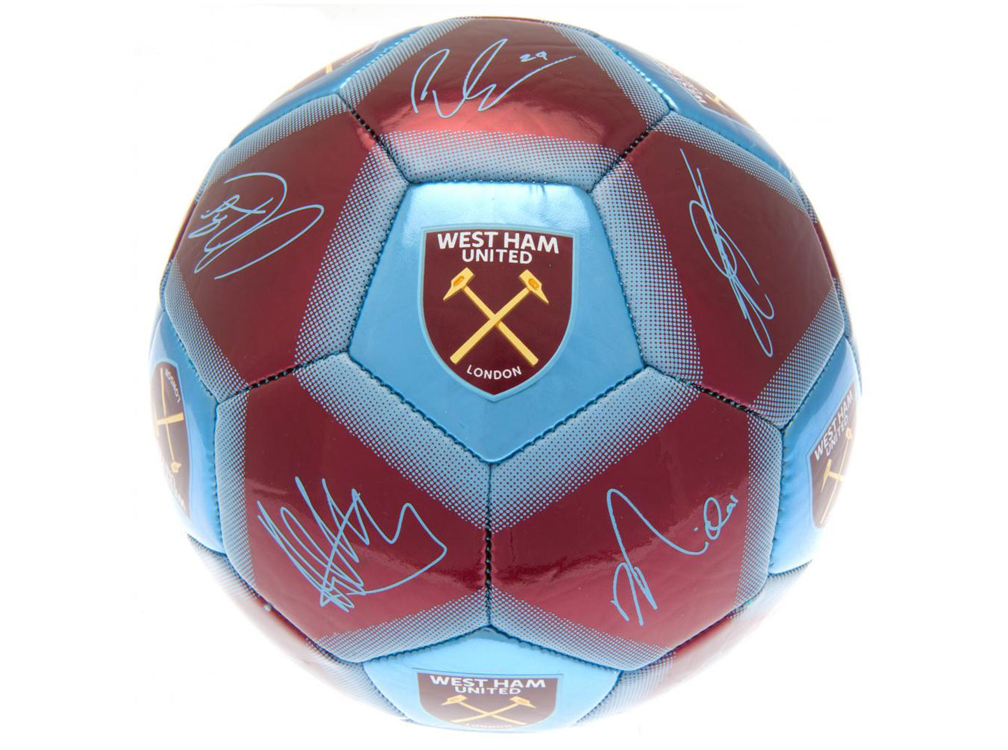 West Ham Signature Football (Sky Blue)
